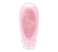 Pesfehhy Botella de Viaje de Silicona Recargable, Cepillo de Limpieza, de Champú Portátiles, Loción, Contenedor de Cosméticos, Viaje e