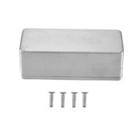 Pesfehhy Caja de Proyecto de Aluminio Fundido a PresióN Instrumento de Caja 1590A Estilo Guitarra Efectos Aluminio Stomp Caja para Piezas y Accesorios para Guitarra