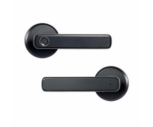 Pesfehhy Cerradura de Puerta Inteligente con Huella Digital,ContraseñA,Cerradura ElectróNica,Desbloqueo,Perillas de Puerta de Entrada,Cerradura para Dormitorio, Hogar, Hotel, Apartamento