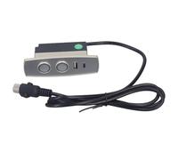 Pesfehhy Controlador de Sillón Reclinable Eléctrico ABS, 2 Botones, Conectores Rectos de 5, Interruptor de Control Manual para Sillón Elevador Eléctrico