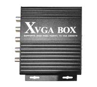 Pesfehhy Convertidor de Vídeo Industrial XVGA Box RGB A VGA RGBS A VGA Convertidor de Vídeo para Monitor Industrial GBS-8219 Enchufe UE