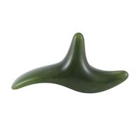 Pesfehhy de Abejas Verde Natural Cara de Jade Gua Sha Masajeador de Esquinas Junta Varilla Cuerpo Pie Acupoint Masaje Herramienta de Salud
