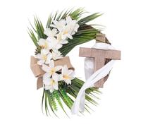 Pesfehhy de Pascua con Guirnalda, DecoracióN de de Pascua para Puerta de Entrada, de CelebracióN Artificial