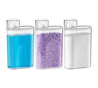 Pesfehhy Dispensador de Detergente para Ropa de 3 Piezas, Dispensador de Suavizante de Telas, Organizador de Detergente para Ropa para OrganizacióN de Cuarto de Lavado