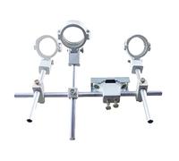 Pesfehhy El Soporte para LNB de Banda KU Puede Contener hasta Cuatro LNB Satelitales para Antena KU y una Antena Parabólica para Receptor de TV Satelital