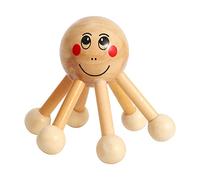 Pesfehhy Equipo de masaje de cabelludo de cabeza de madera alivio de tension 6 puntos oficina casa