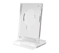 Pesfehhy Expositor de Púas de Guitarra Acrílica, Soporte Transparente para Púas de Guitarra, Caballete de Exhibición para Púas de Guitarra Coleccionable para Monedas