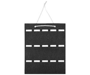 Pesfehhy Gafas Organizador Gafas de Sol Organizador Almacenamiento Bolsa Colgante Gafas de Sol Gafas Pantalla Montaje en Pared Organizador 15 Ranura Soporte para Gafas Gris