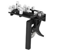 Pesfehhy Herramienta de Ayuda para el Aprendizaje Guitarra Prensador de Acordes de Guitarra Entrenador de Acordes de Ukelele de Aprendizaje de Acordes de Guitarra para Principiantes