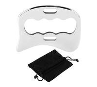 Pesfehhy Herramientas de Masaje Guasha de Acero Inoxidable, Herramienta Raspado Iastm para Tejido Suave Herramienta de Masaje de Raspado, Utilizada para la Espalda, las Piernas, los