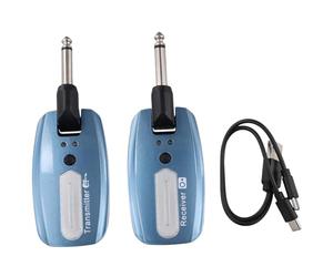 Pesfehhy Inalámbrico de Guitarra Inalámbrico USB Recargable Inalámbrico de Guitarra Transmisor Receptor Inalámbrico de Bajo Eléctrico de Guitarra, B
