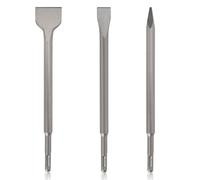 Pesfehhy Juego de Cinceles SDS-Plus para Taladros de Martillo Perforador, Juego de Brocas para Hormigón de Mampostería de 3 Piezas, Cinceles de Punta