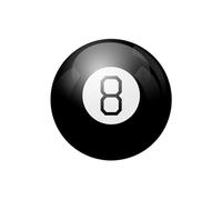 Pesfehhy Juguete y Juego Magic 8 Ball, Adivino, Preguntas y Respuestas, Regalo Ideal para Amigos y Diversión para Niños