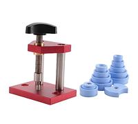 Pesfehhy Micropress Caja de Reloj Prensa Micropress Mediana Herramienta de Caja de Reloj de Servicio Pesado con 12 Troqueles de Nylon para la Reparación de Relojes