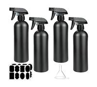 Pesfehhy Pack de 4 Frascos,500 Ml, Plasticas, Peluqueria,Botella Vegetal para Cabello,Limpieza