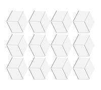 Pesfehhy Paquete de 12 Paneles Acústicos con Autoadhesivos, Paneles de Espuma A Prueba de Sonido de 12x10,2x0,4 Pulgadas, Baldosas Absorbentes de Sonido para Blancas