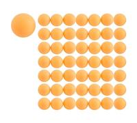 Pesfehhy Paquete de 50 Pelotas de -Pong de Primera Calidad Pelota de Mesa de Entrenamiento Avanzado Bolas Sin Costura Duraderas y Livianas Naranja