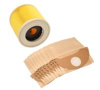 Pesfehhy Para Húmedo Y Seco Wd2 Filtro de Aspiradora Y 10X Bolsas de Polvo