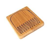 Pesfehhy Peine de Barba Peine de NiñOs Peine de Cabeza Debe Peinar - Peine de Nudo de Madera Natural No EstáTico - Peine de Bolsillo de Masaje Manual - Peine de Caja PequeñA de Bambú