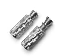 Pesfehhy Perno de Puente del Vibrato de Guitarra Eléctrica Puente Doble Oscilante Anclaje de Perno de Doble Tornillo Plata