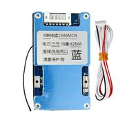 Pesfehhy Placa de Protección de Carga de Batería de Litio Ternaria 18650 Lmo de Ion de Litio 6S 22,2 V 15 A con Protección de Equilibrio y Temperatura