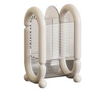 Pesfehhy Porta Brochas de Maquillaje de Acrílico, Caja de Almacenamiento Transparente para Lápiz Labial y Cosméticos, Organizador de Mesa para Herramientas de Maquillaje