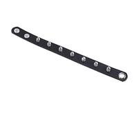 Pesfehhy Presione del Perno Prisionero Hebilla de Spike Pernos Prisioneros Decoracion Negro Faux Munequera de para Hombres Senora