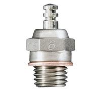 Pesfehhy RC Parts Glow Plug OS OS Former A3 No.6 6 Standard Glow Plug Spark Hot para RC Car Truck Nitro Engine - (1 Piezas)