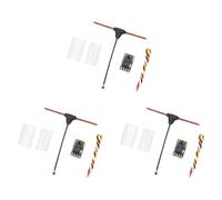 Pesfehhy Receptor ELRS de 3 Piezas, Receptor Nano ExpressLRS de 2,4 GHz CRSF con Antena Tipo T para Piezas de Drones de Desplazamiento RC FPV