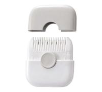 Pesfehhy Recortador de Pelo 2 en 1, Peine de Barbero, Flequillo, Cortador de Pelo, Removedor, Miniherramientas de Maquillaje para el Hogar, Gris