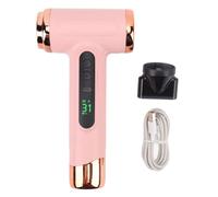 Pesfehhy Secador de Pelo Portátil con Carga USB, Agarre Ergonómico, Aire Caliente y Frío, 200 W, Secado Rápido, con Boquilla para Viajes, A