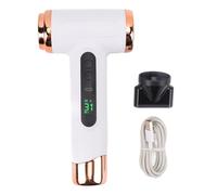 Pesfehhy Secador de Pelo Portátil con Carga USB, Agarre Ergonómico, Aire Caliente y Frío, 200 W, Secado Rápido, con Boquilla para Viajes, B