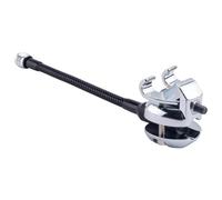 Pesfehhy Soporte para Micrófono de Batería, Anillo de Presión, Soporte para Micrófono con Cuello de Cisne, Accesorios para Batería