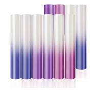 Pesfehhy Transferencia de de Vinilo Puff Que de Color del Sol: 10 Piezas de Vinilo 3D Puff HTV de 12 X 10 Pulgadas, Vinilo de Transferencia de Puff de 3 Colores