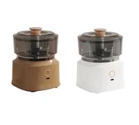 Pesfehhy Trituradora de EléCtrica de 350ML, Cortador de Verduras a PresióN con Carga USB, Minicocina AutomáTica Desmontable A