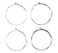 Pesfehhy V70 Cuerdas de viola Juego completo ADGC de herida de cromo de niquel Extremo de bola de alambre