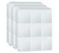 PESLNG 1440 Fundas Cartas, 80 páginas archivador cartas adecuado Compatible con Pokémon, Cards Album con bolsillos en ambos lados para tarjetas de colección (Transparent, 1440 bolsillos)