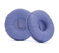 PESLNG 70mm Almohadillas de Repuesto para JBL Tune450BT(T450BT)/Tune500BT(T500BT)/Tune510BT/Tune520BT/Tune530BT/Tune570BT/JR300BT/JR300/JR310BT/JR310 (Cuero proteico Plisado-Púrpura)