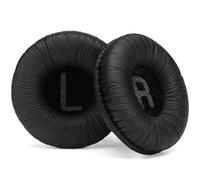 PESLNG 70mm Almohadillas de Repuesto para JBL Tune520BT/Tune510BT/T500BT/T450BT/Tune660NC/JBL JR300BT/JR300/JR310BT/JR310 (Cuero proteico Plisado-Negro)