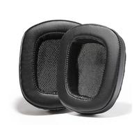 PESLNG Almohadillas de reemplazo de Cuero sintético Profesional para Logitech G35 G930 G933 G933S G935 G633 G633S G635 G533 G430 G431 G432 G433 G332 G230 G231 G233 (Cuero proteico-Negro)