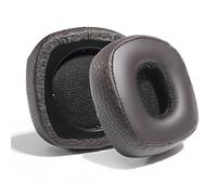 PESLNG Almohadillas de reemplazo de Cuero sintético Profesional para Marshall Major III & IV, Utiliza Espuma viscoelástica Mayor Comodidad y Durabilidad. (Cuero Proteico-Marrón)