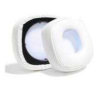 PESLNG Almohadillas de reemplazo de Cuero sintético Profesional para Marshall Major III & IV, Utiliza Espuma viscoelástica Mayor Comodidad y Durabilidad. (Cuero Proteico-Blanco)