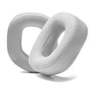 PESLNG Almohadillas de repuesto profesionales de piel sintética para Corsair HS80 MAX/HS80 RGB USB Wired/HS 80 RGB inalámbricas, utiliza espuma viscoelástica de alta calidad (malla gris)