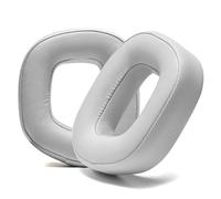 PESLNG Almohadillas de repuesto profesionales de piel sintética para Corsair HS80 MAX/HS80 RGB USB Wired/HS 80 RGB inalámbricas, utiliza espuma viscoelástica de alta calidad (gris de piel de