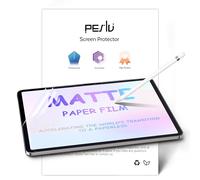 Peslv Paquete de 2 protectores de pantalla Like Paper para iPad Air de 6ª 11 pulgadas (2024, M2), película PET mate antirreflejos, filtro de luz azul, cubierta de protección ocular, dibujo y