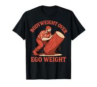 Peso Corporal sobre el Ego Peso Calistenia Fitness Gimnasio Entrenamiento Camiseta