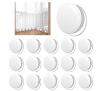 Peso Cortina Exterior, Kaluofan 16 Pares Contrapesos Cortinas, Pesos para Cortinas, Imanes para Cortinas, Bloque Cortina de Ducha, Fondo Cortina de Ducha, Mantel, Pizarra Blanca, Refrigerador