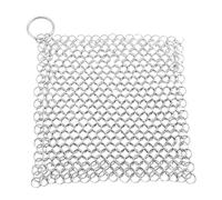 Peso de cadena Sous Vide, peso de acero inoxidable de malla de cadena, pesas Sous Vide, elevación de la cocción diaria, material resistente, 20 cm, cuadrado, para comidas saludables al vacío