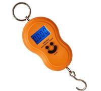 Peso electrónico del bolsillo del equipaje del contraluz de los modelos 50Kg *10g de la escala de la pesca de la ejecución de la cara de la sonrisa(B2)