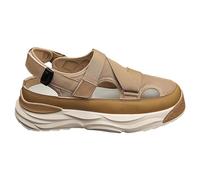 Peso Ligero Cuero Camper Portivas Sandias Aire Sandalia Cerrada Hombre Hombres, Zapatos de Playa Sólidos, Malla de Esqueleto, Zapatos Casuales de Verano Transpirables, Sandalias Simples (Khaki, 43)